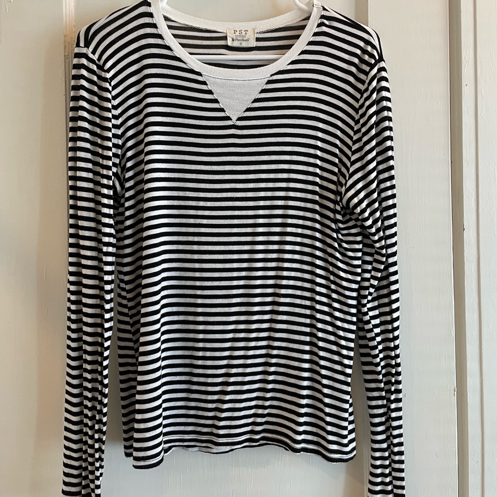 Project Social T striped long sleeve